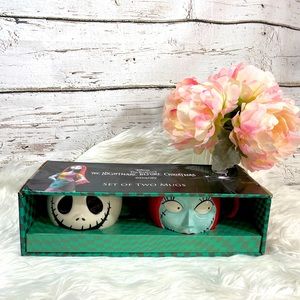 Disney Nightmare Before Christmas Jack and Sally mug ☕️ set NWT